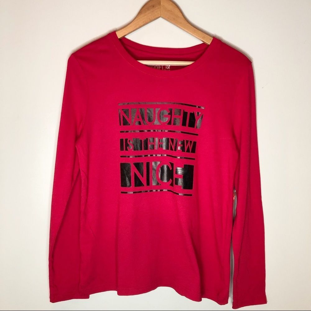 Naughty Is the New Nice Christmas Shirt Small